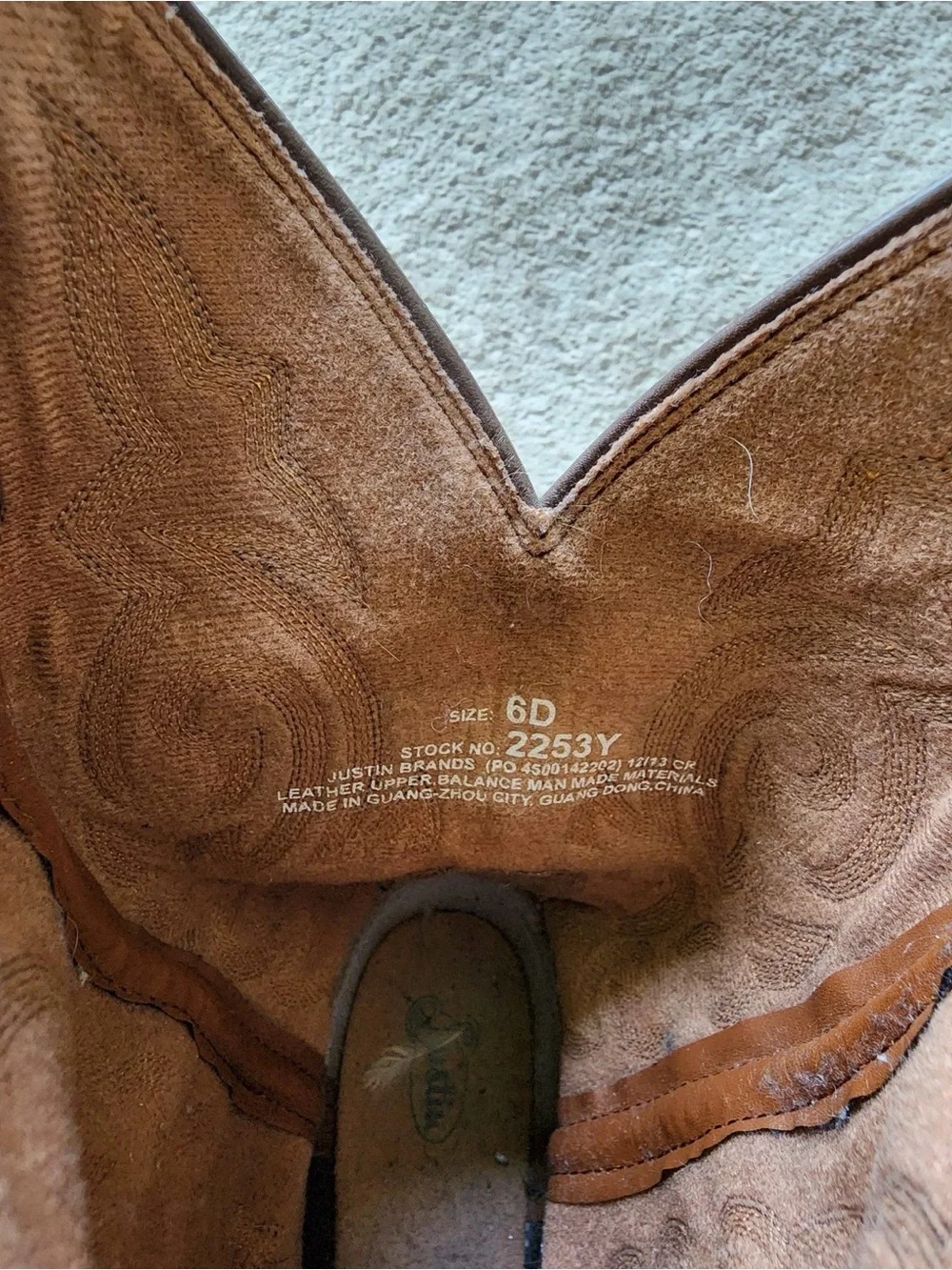 Justin Boots Brown Kids Western Cowboy Boots